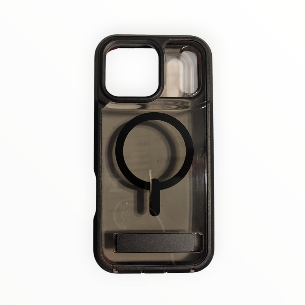 Oo2-Poly ZAGG Rainier Ultimate Protection Case Kickstand iPhone 17 Pro Max Smoke